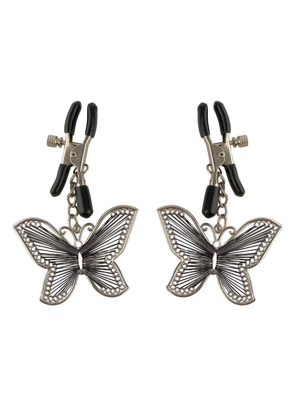 Зажимы для сосков Fetish Fantasy Butterfly (серебристый)