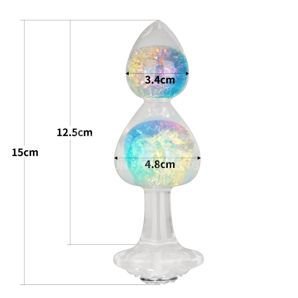 Korek analny Lovetoy Gemoria, 15 cm (przezroczysty)