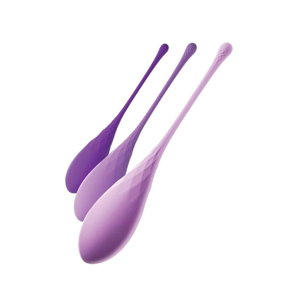 Набор вагинальных шариков Pipedream Kegel Train-Her Set, 3 шт (фиолетовый)