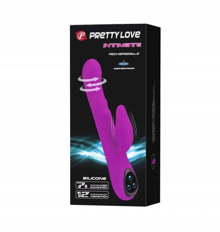 Вибратор-кролик Pretty Love Intimate, 25 см (фиолетовый)