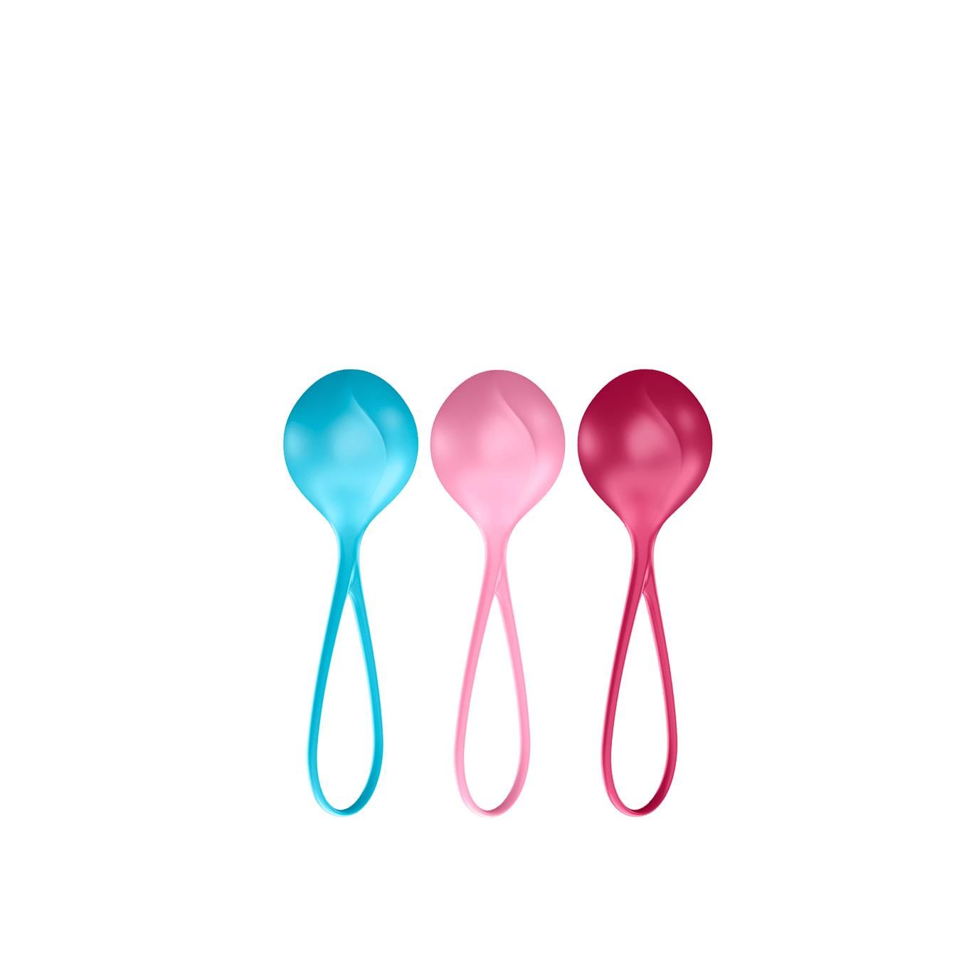 Вагинальные шарики Satisfyer Strengthening Balls, 3 шт (мульти)