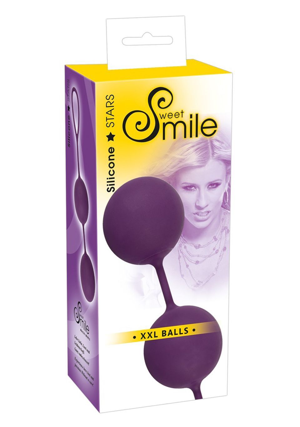 Вагинальные шарики Orion Sweet Smile XXL, 21,5 см (фиолетовый)