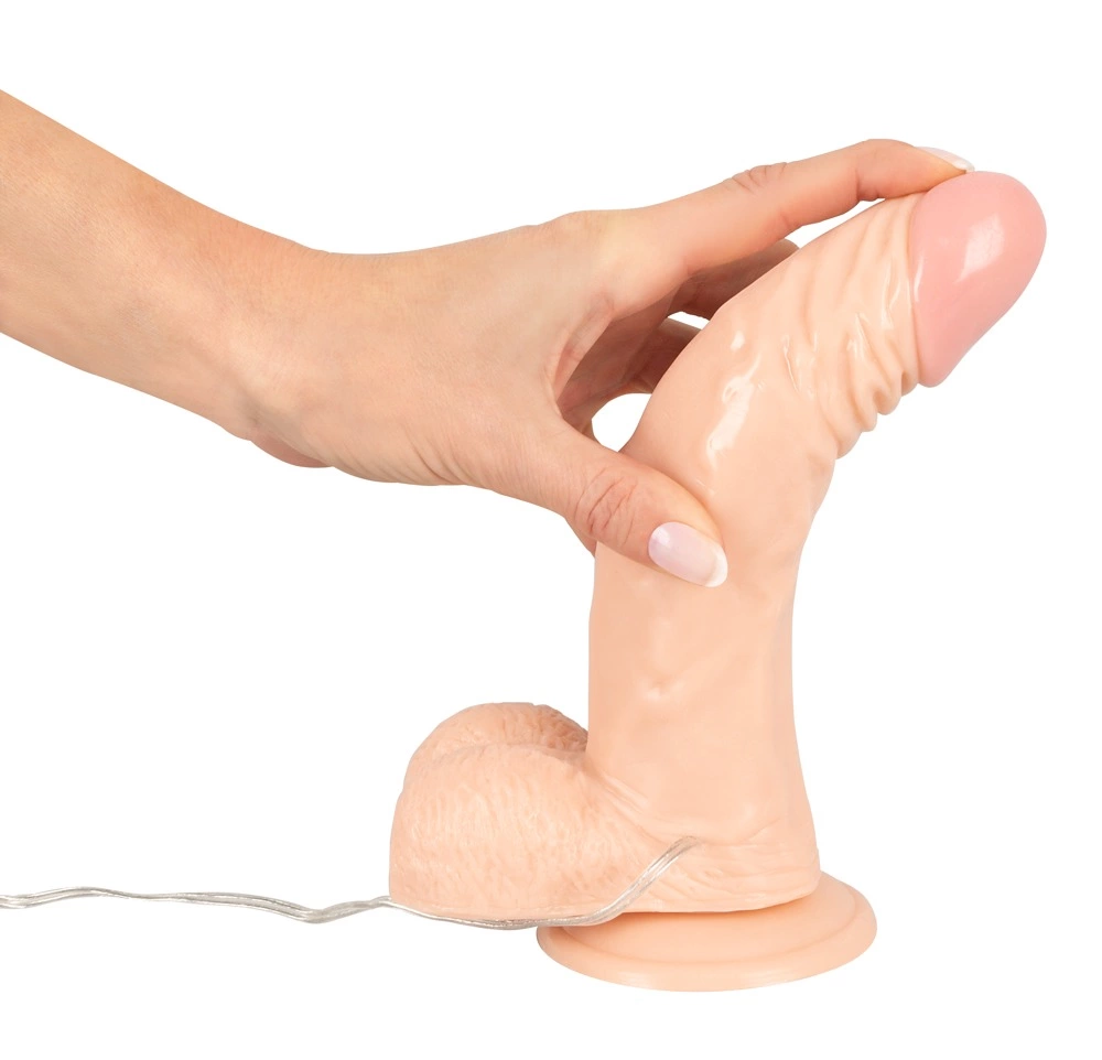 Страпон с вибрацией You2Toys Gigolina, 22 см (телесный)