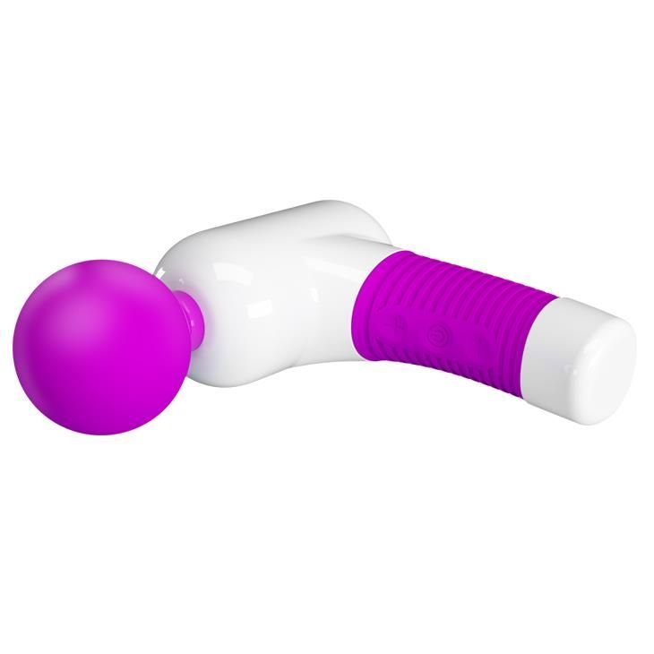 Вібромасажер Pretty Love Super Rower Magic Gun, 19,9 см (фіолетовий)