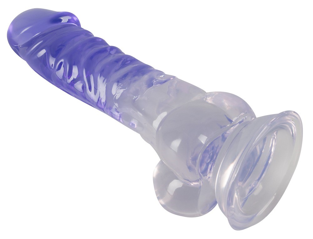 Фаллоимитатор Crystal Clear, 19.5 см (синий)