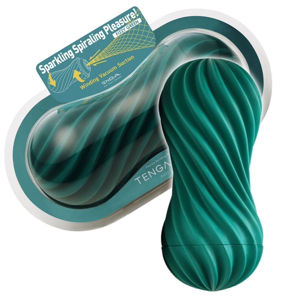 Мастурбатор Tenga Flex Fixxy (зелёный)