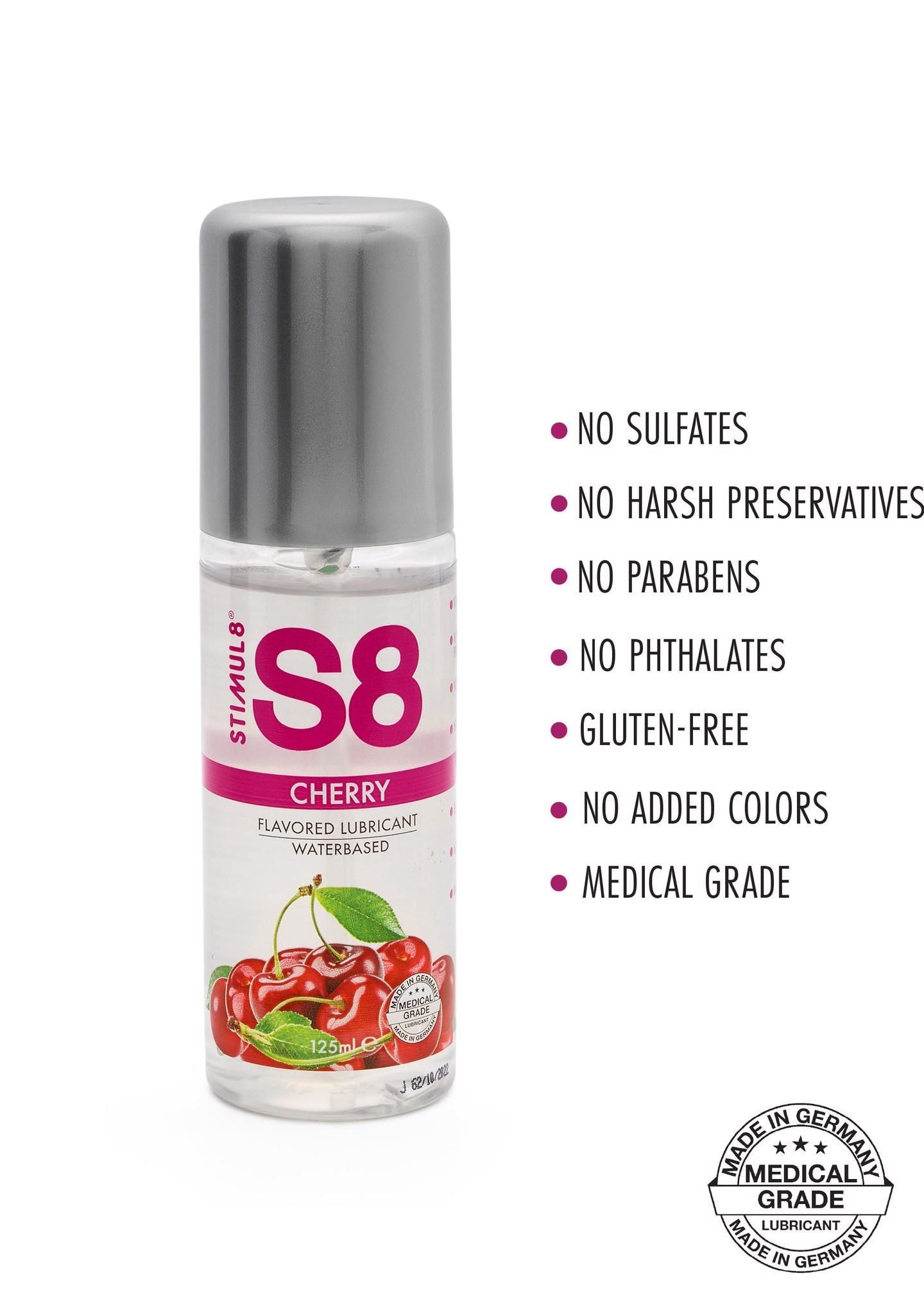 Лубрикант на водній основі Stimul8 Flavored Lube Cherry, 125 мл