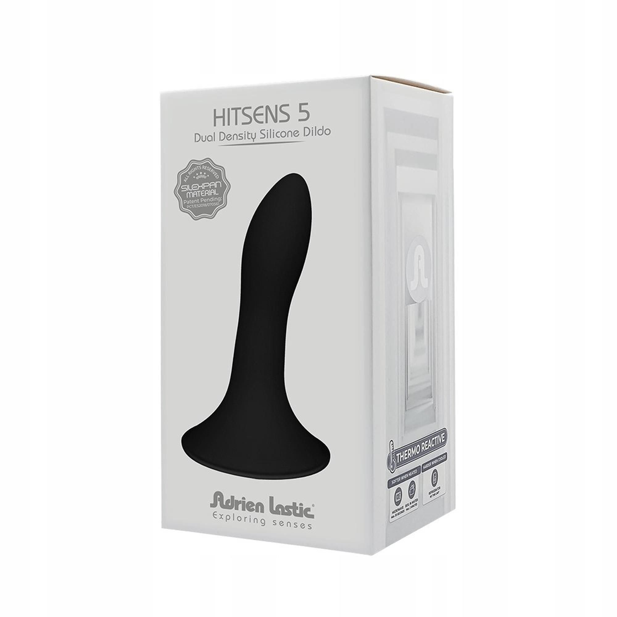Фаллоимитатор Adrien Lastic Hitsens 5, 12.9 см (чёрный)