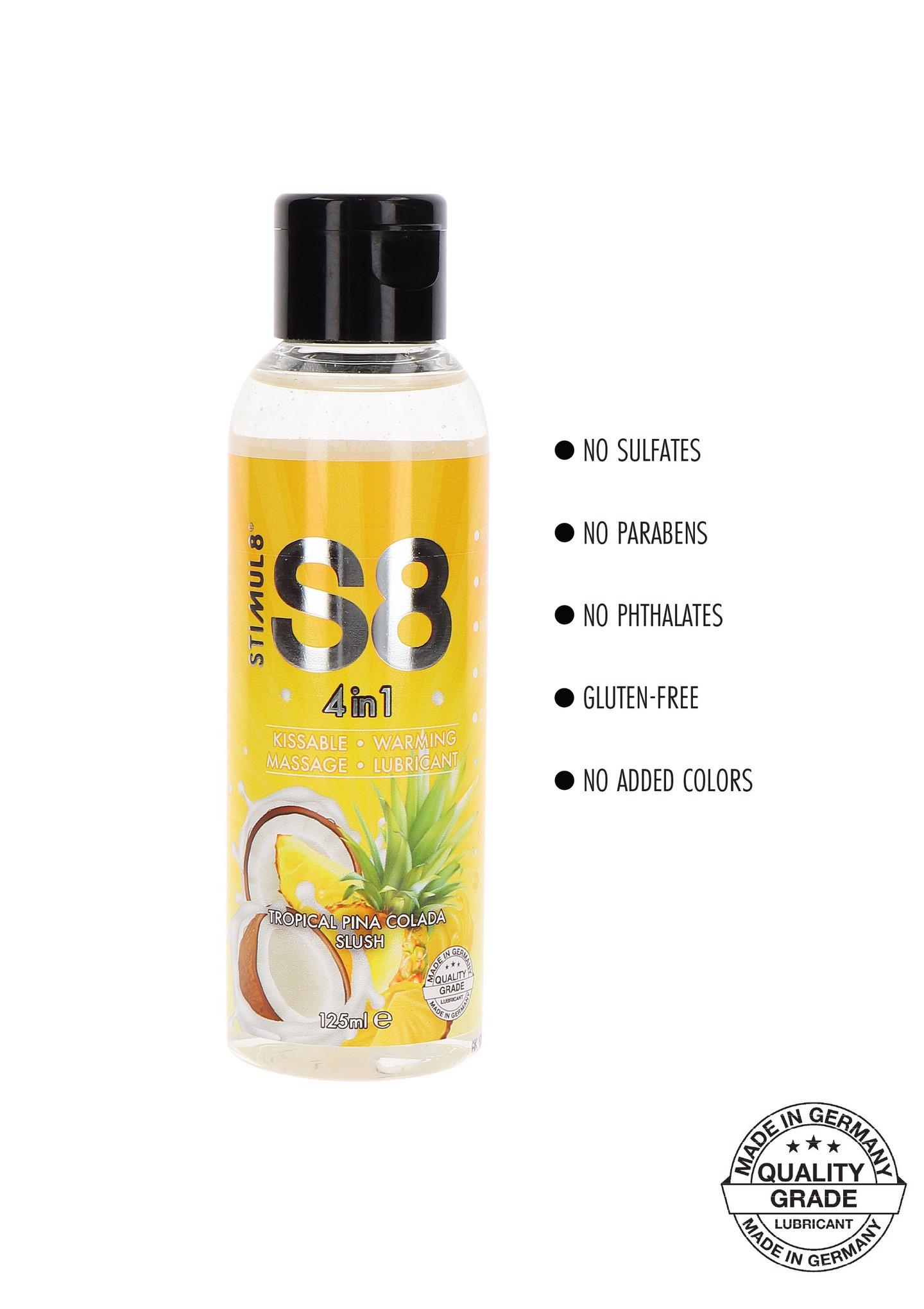 Lubrykant Stimul8 S8 4-in-1 Dessert Lube Pineapple, 125 ml