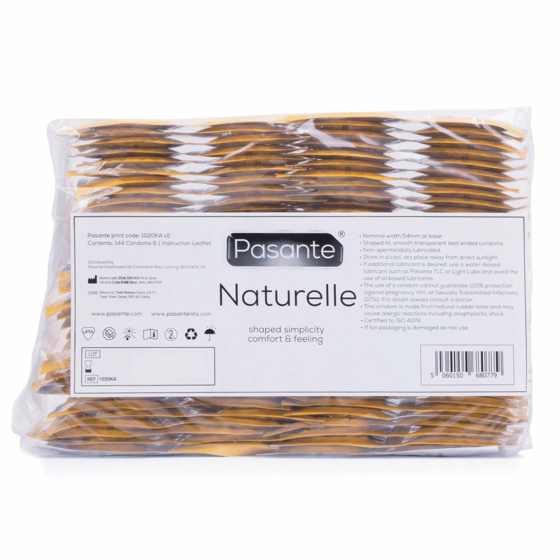Презервативы Pasante Naturelle Condoms, 144 шт