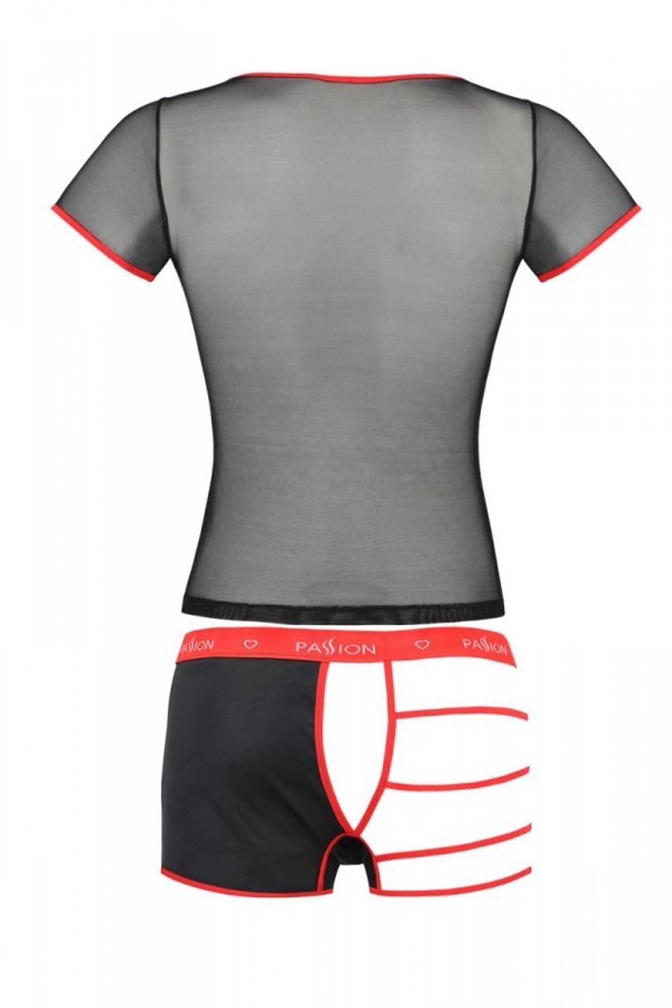 Komplet Passion 055 Mark, S/M (czarny)