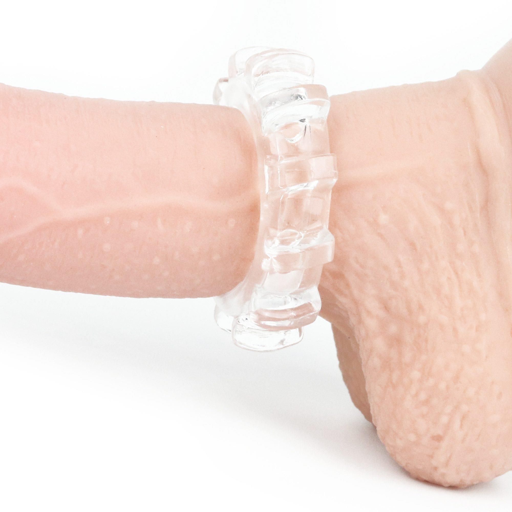 Эрекционное кольцо Lovetoy Power Plus, 1,6 см (прозрачный)