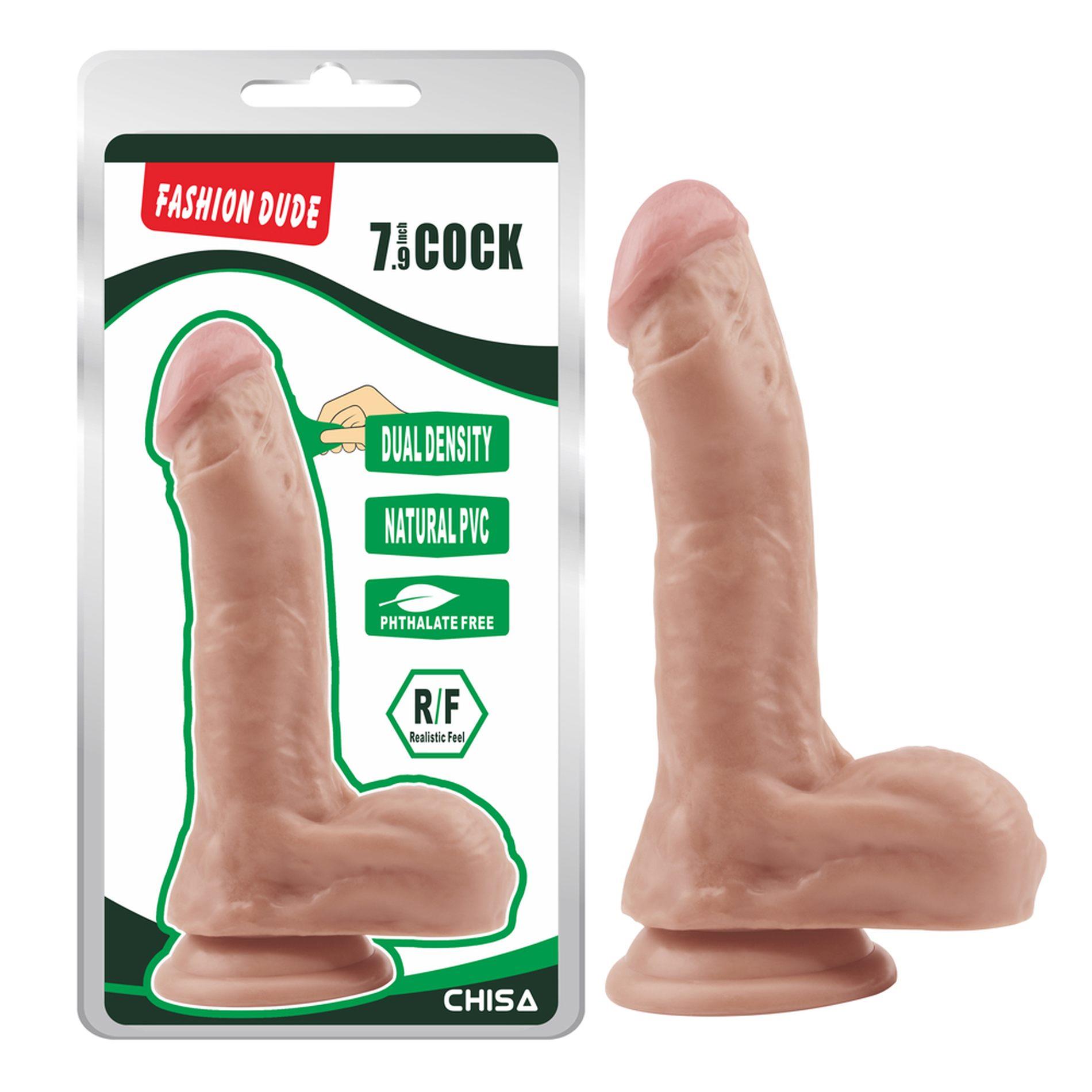 Фаллоимитатор Fashion Dude 7.9 Inch Cock, 20.5 см (телесный)