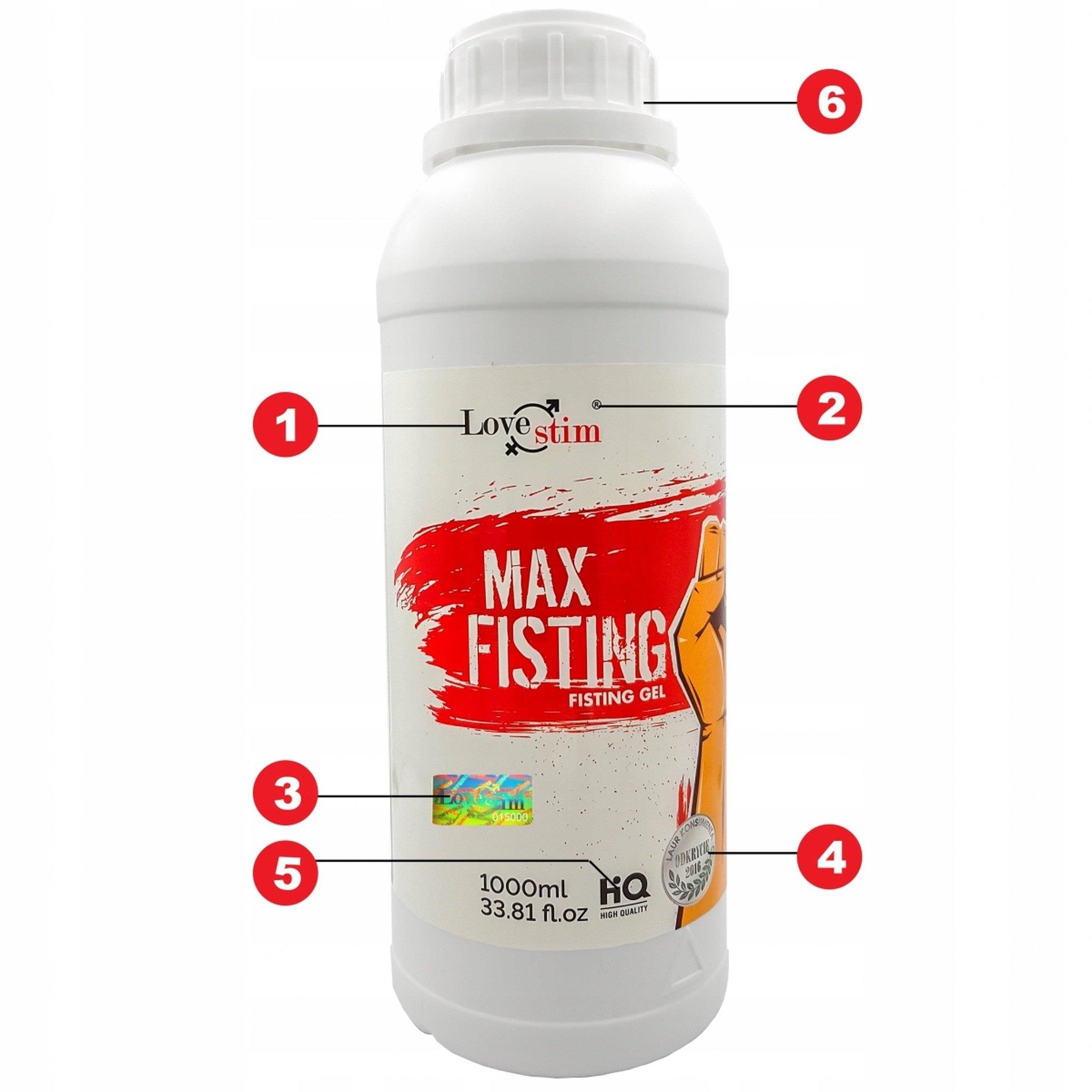 Гель для фистинга LoveStim Max Fisting, 1000 мл