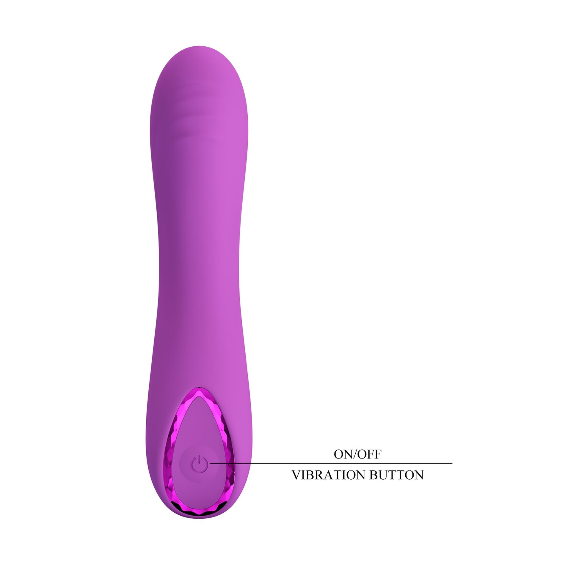 Wibrator Pretty Love DJ Dick, 12.7 cm (fioletowy)