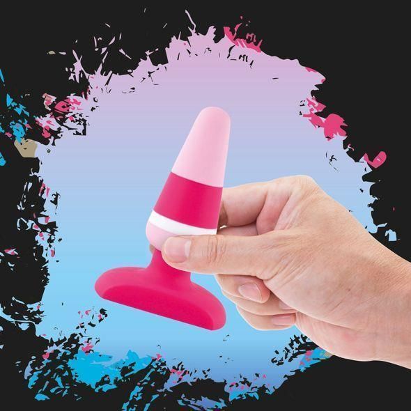 Анальна пробка FeelzToys Plugz Butt Plug, 7 см (рожевий)