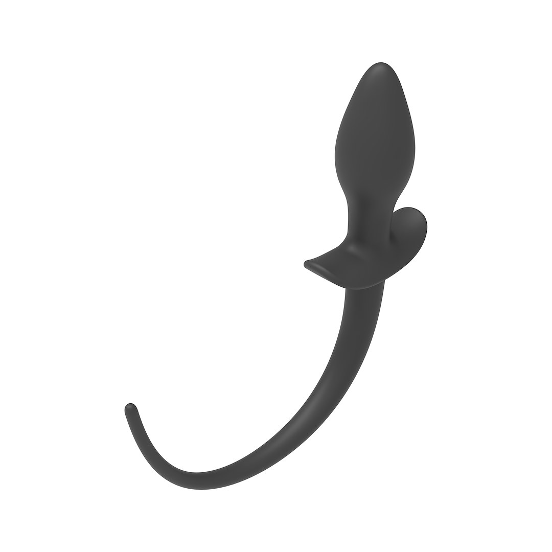 Korek analny Erospace Wild Play C3, 16,9 cm (czarny)