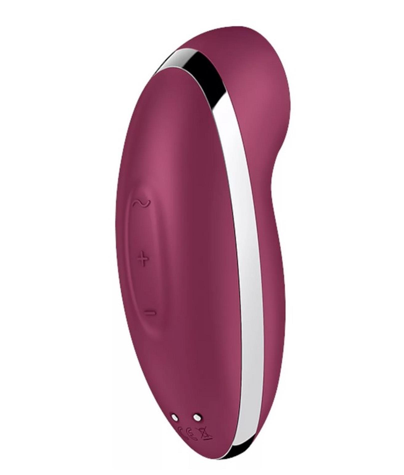 Вибратор для клитора Satisfyer Tap Climax 2 (бордовый)