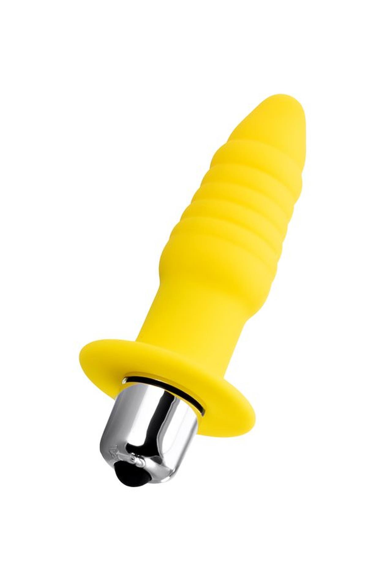 Korek analny ToDo Anal Vibro Plug Lancy, 11 cm (żółty)