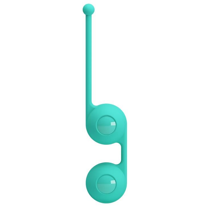 Вагинальные шарики Pretty Love Kegel Tighten Up Balls III, 17 см (мятный)