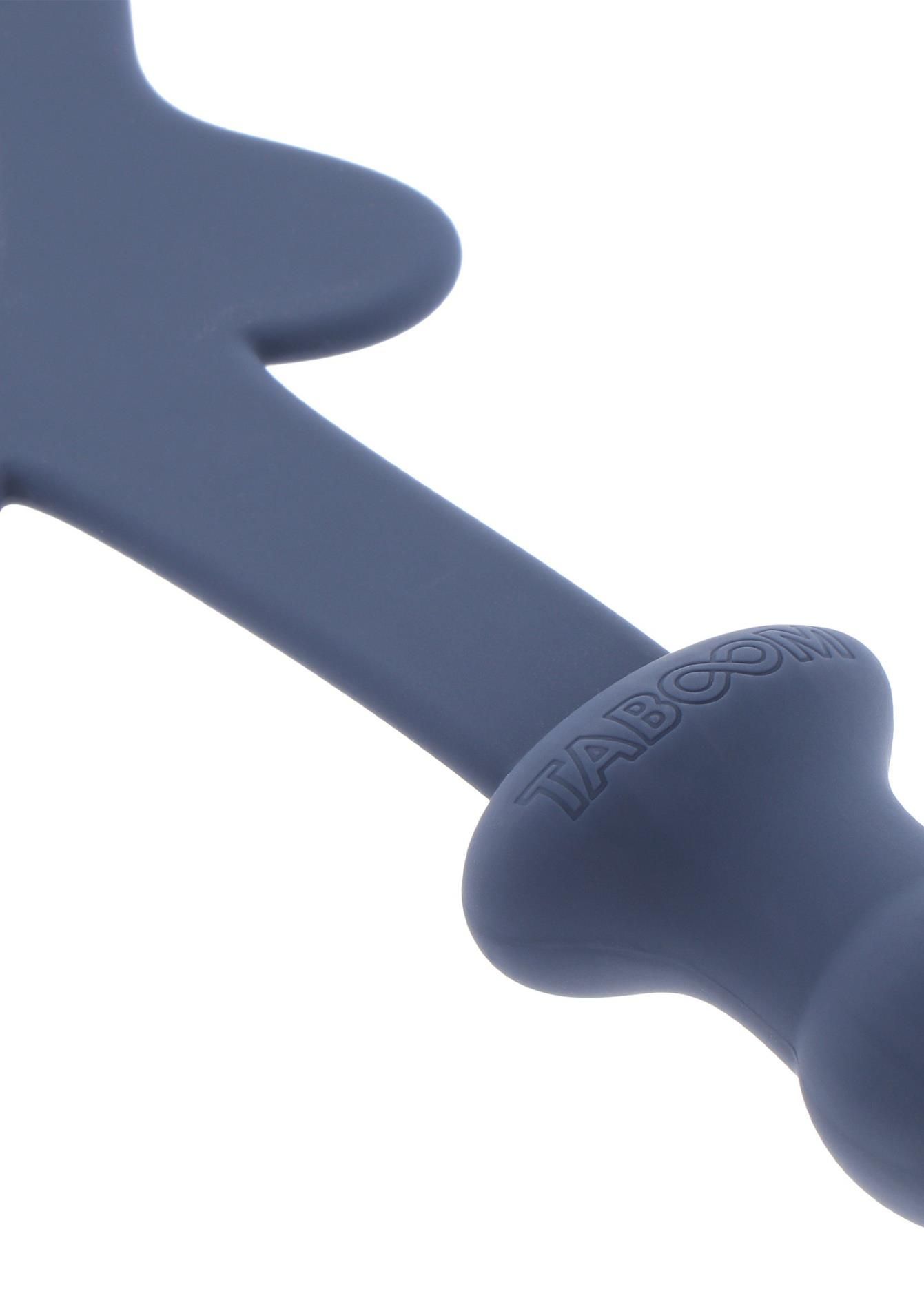 Шлепалка Taboom Silicone Supreme Paddle and Plug, 29 см (синий)
