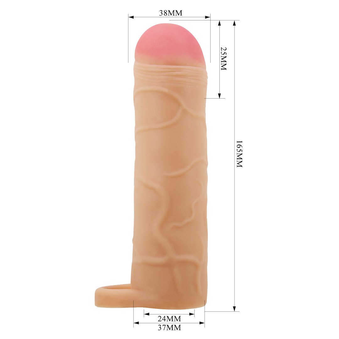 Насадка на пенис Pretty Love Bunion 1", 16 5 см (телесный)