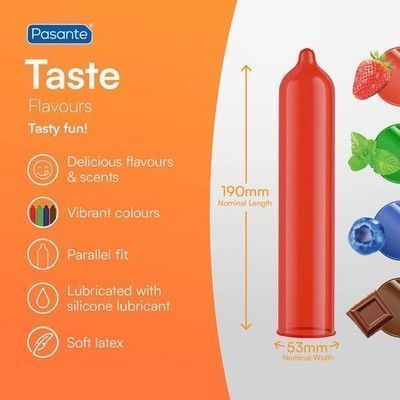 Презервативы Pasante Strawberry Crush, 144 шт