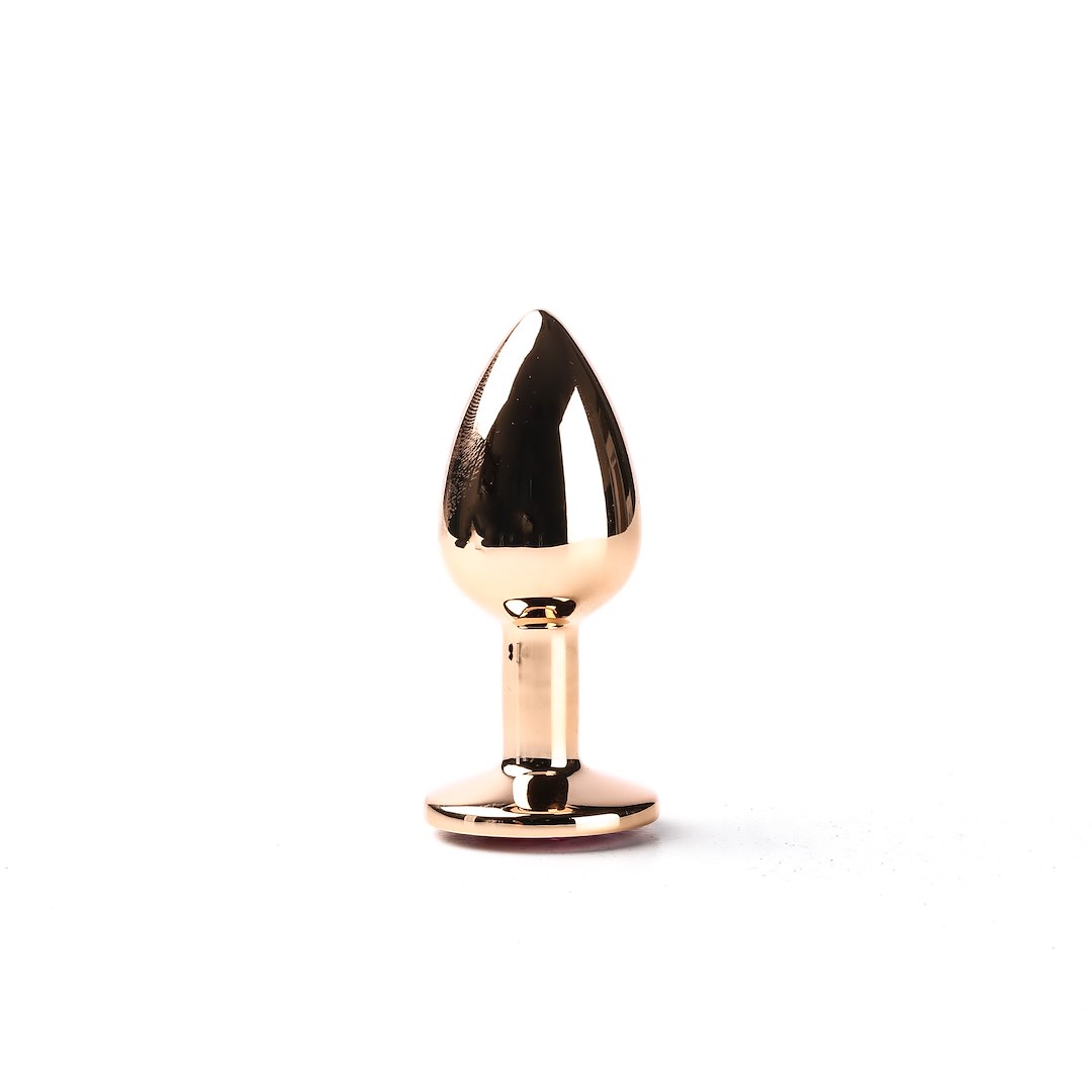 Korek analny z kryształem Simply Pleasure S, 7 cm (różowy)