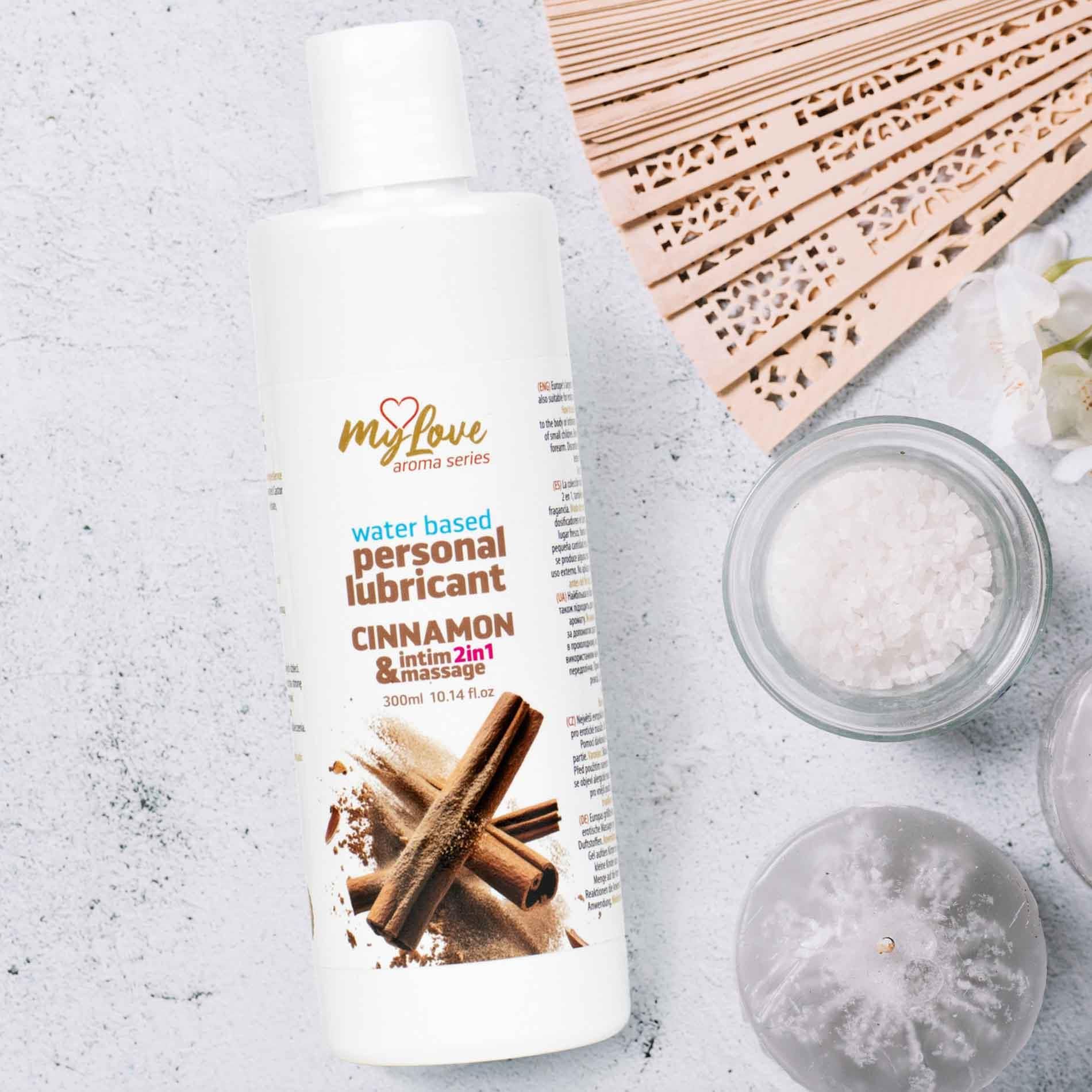 Лубрикант MyLove Aroma Series Intim&Massage 2in1 Cinnamon, 300 мл