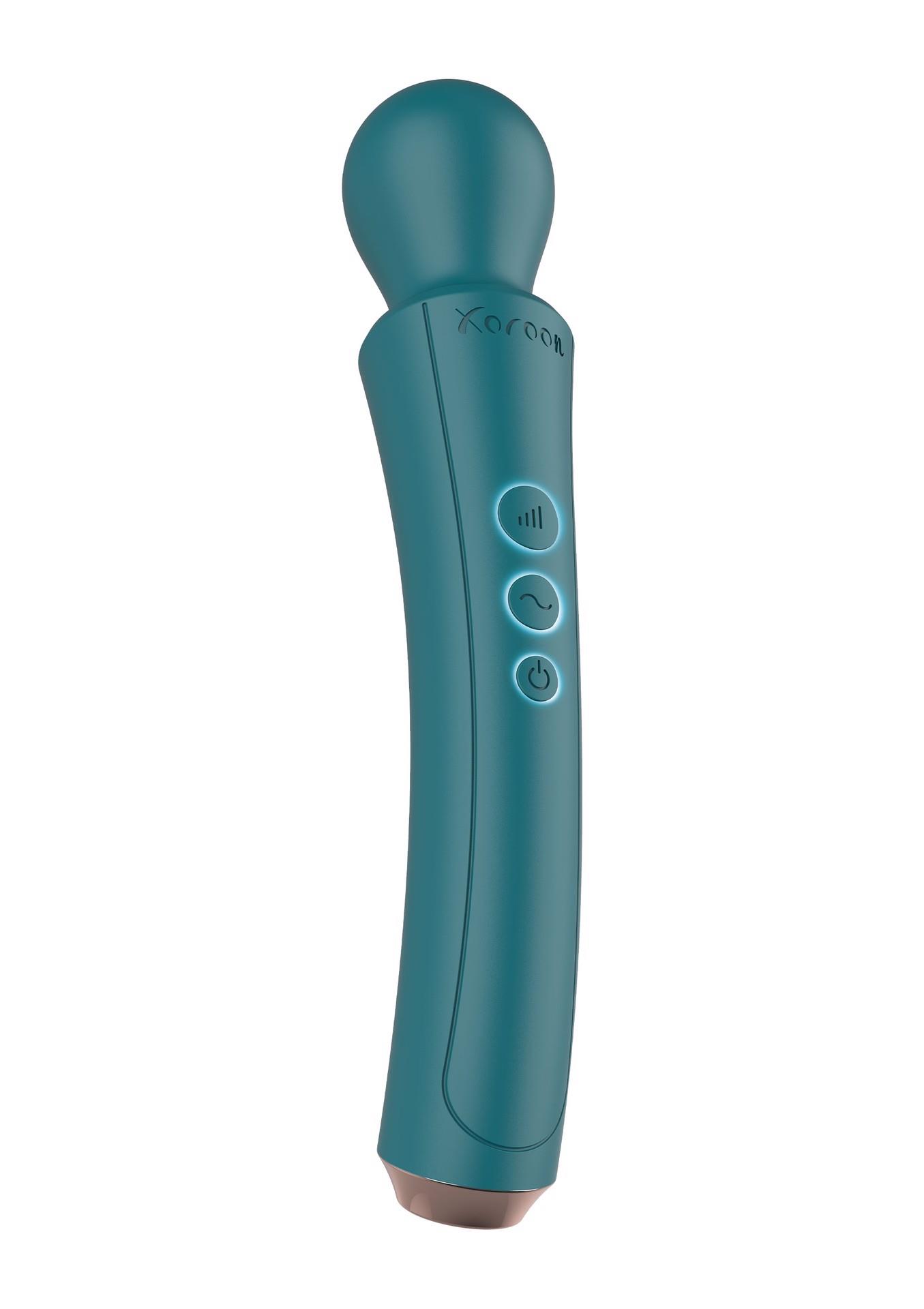 Вибромассажер Xocoon The Curved Wand, 27 см (зеленый)