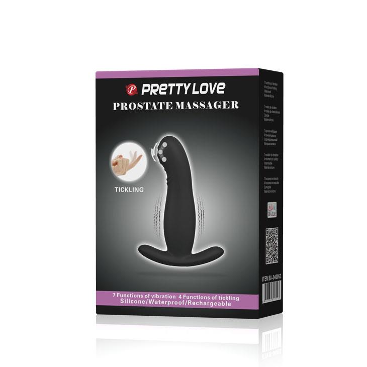 Стимулятор простаты Pretty Love Prostate Massager, 12,7 см (черный)