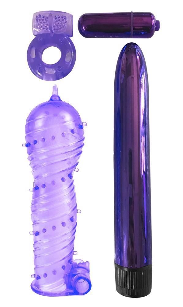 Набор секс-игрушек Classix Ultimate Pleasure Couple’s Kit, 4 шт (фиолетовый)