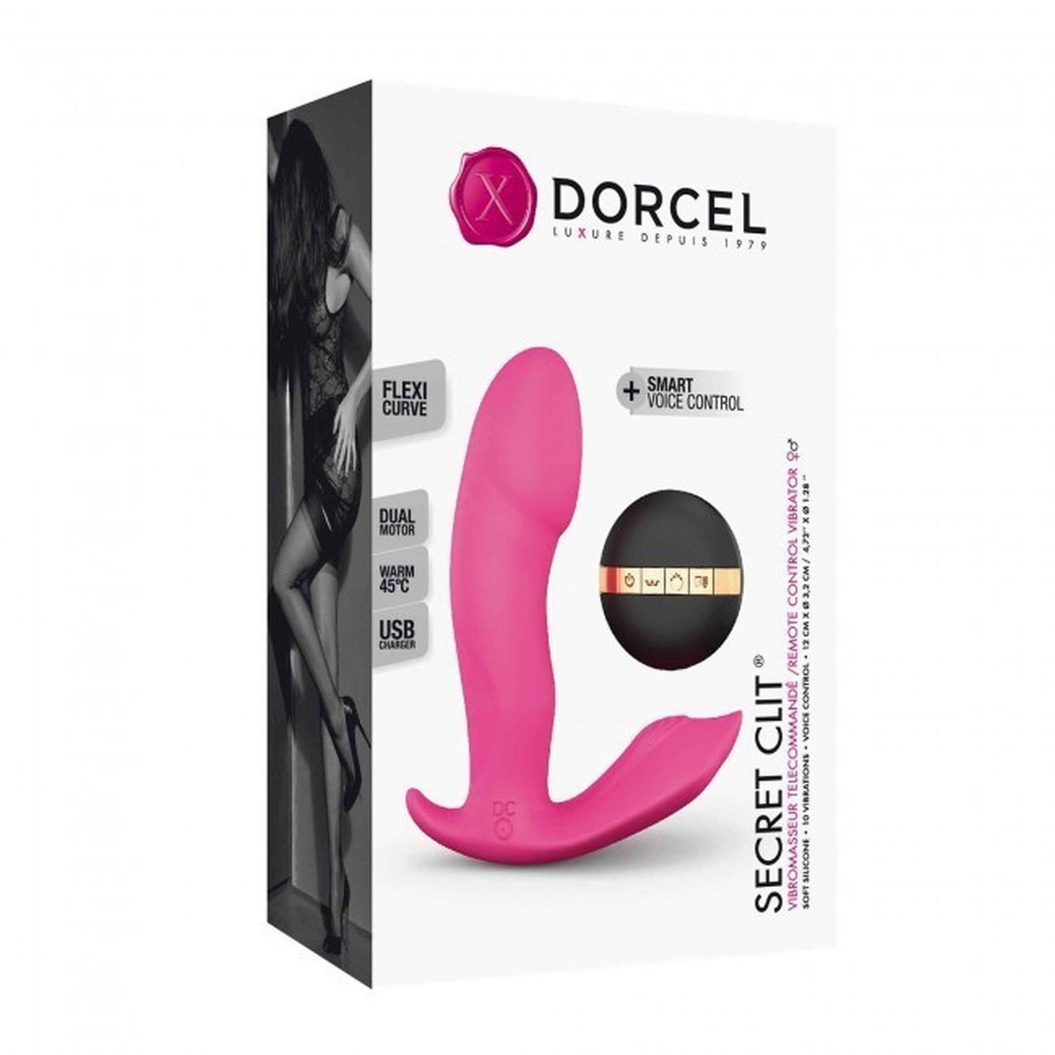 Вібратор з підігрівом Dorcel Secret Clit, 7 см (рожевий)