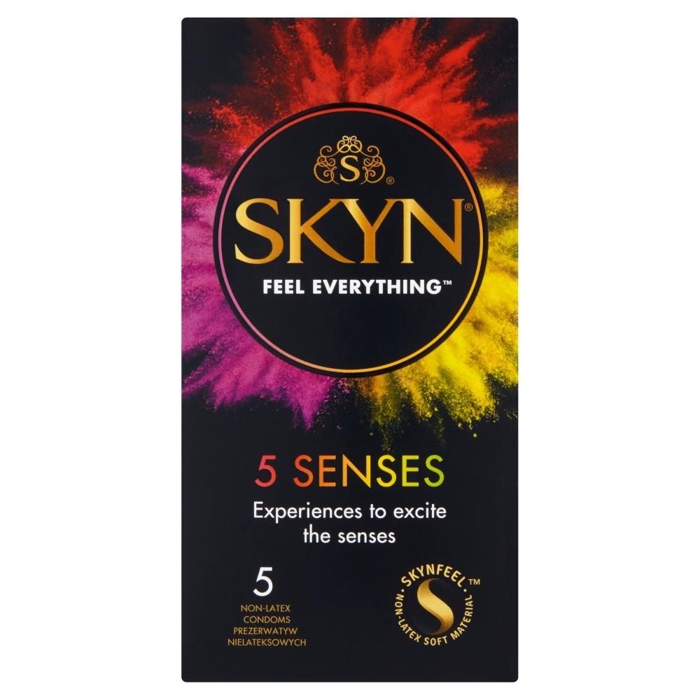 Набор презервативов Unimil 5 Senses безлатексных, 5 шт