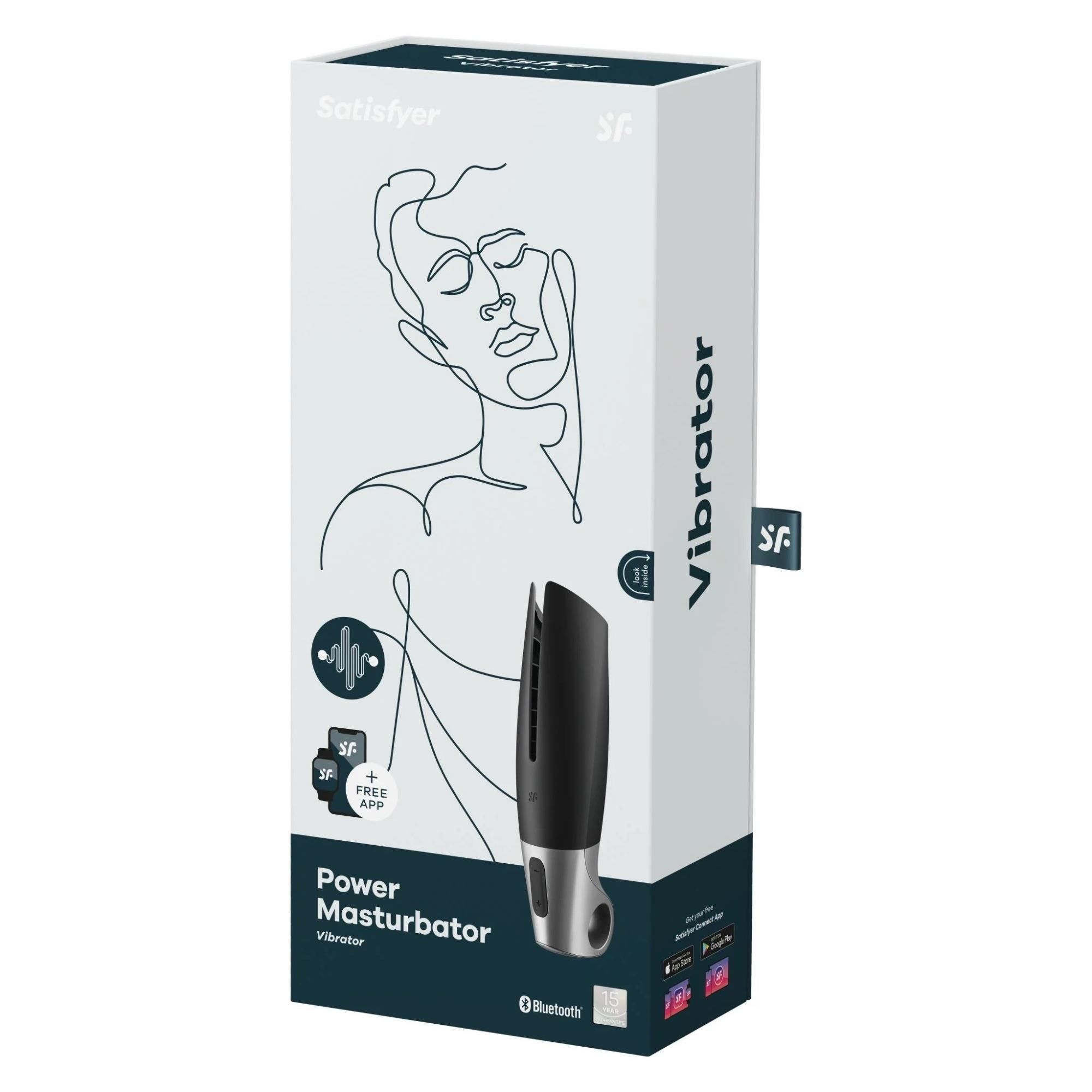 Мастурбатор з вібрацією Satisfyer Power (чорний)