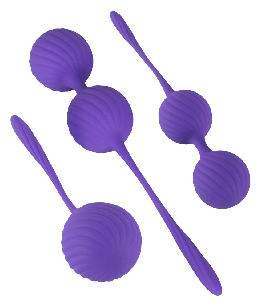 Вагинальные шарики Sweet Smile 3 Kegel Training Balls, 3 шт (фиолетовый)
