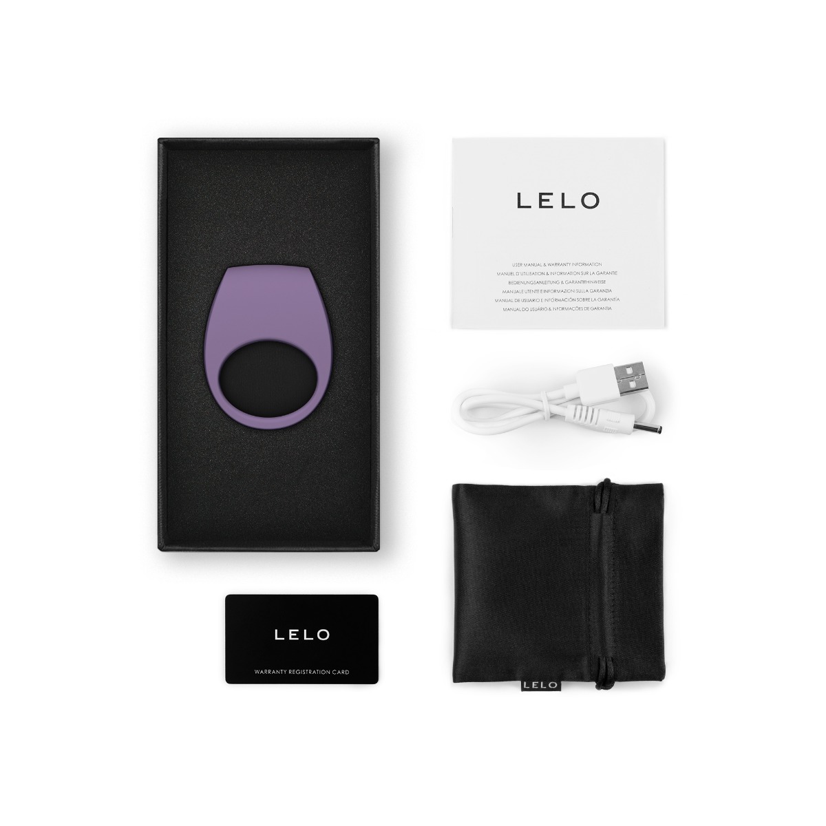 Виброкольцо Lelo Tor 3, 6 см (сиреневый)