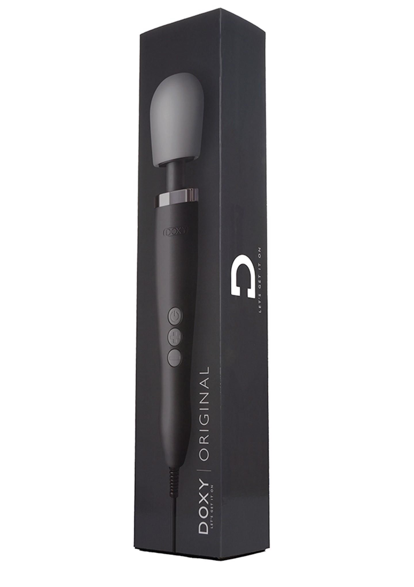 Вибромассажер Doxy Original, 34 см (черный)