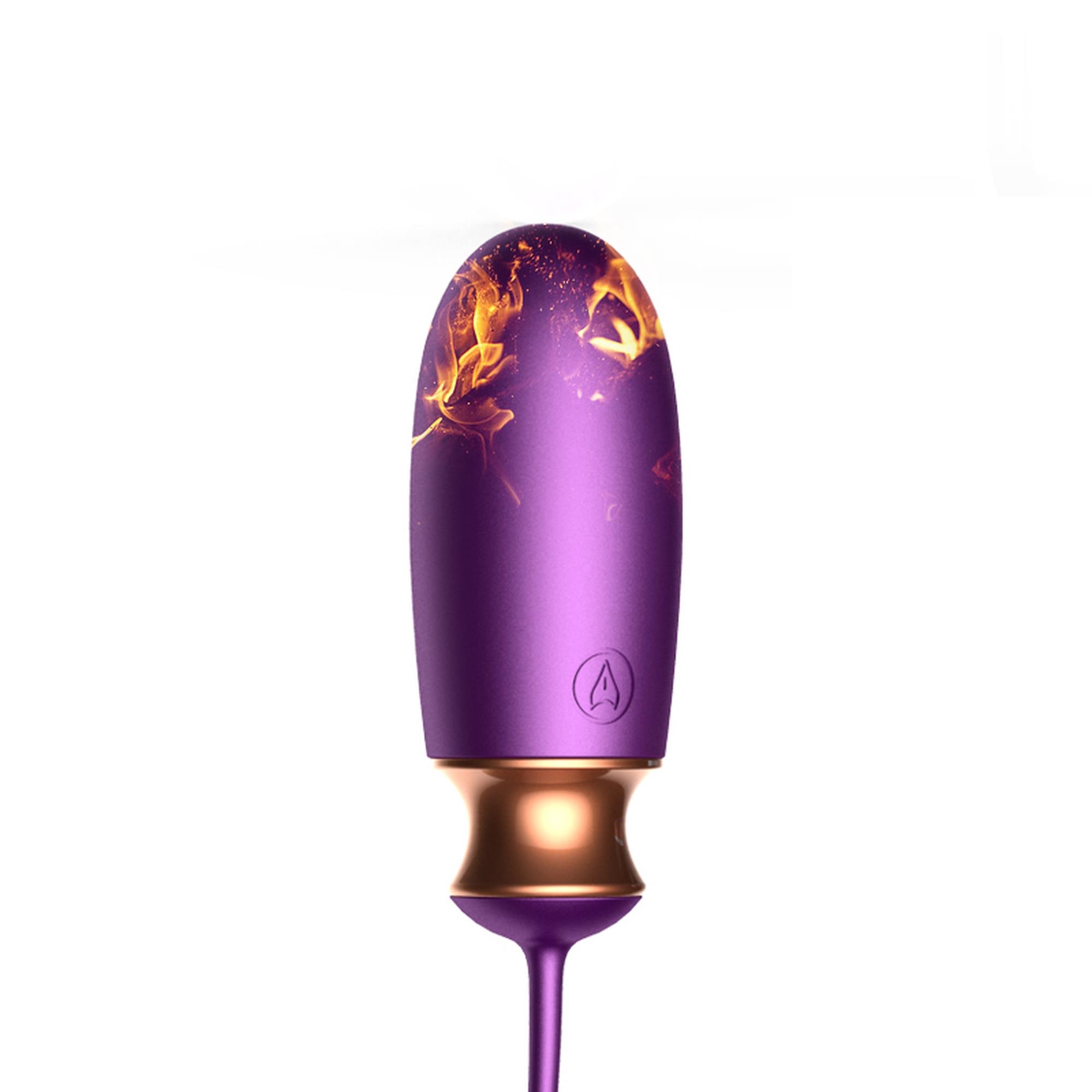 Виброяйцо FoxShow Love Egg, 15 см (фиолетовый)