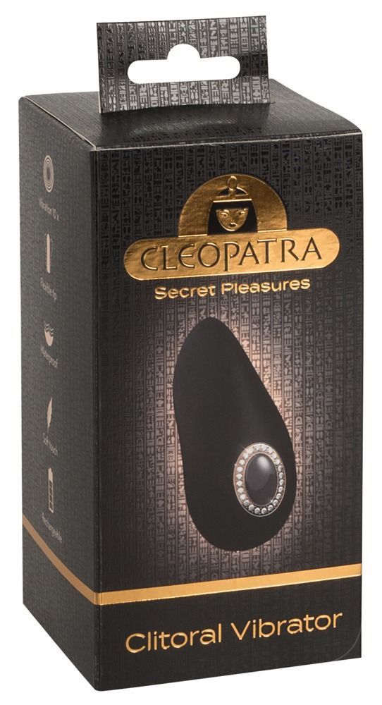 Вибратор для клитора Cleopatra Clitoral Vibrator, 9.5 см (черный)