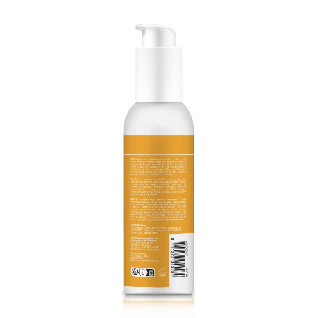 Olejek do masażu Loveline Sensual Sandalwood, 150 ml
