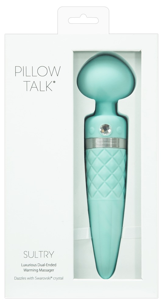 Вибратор Pillow Talk Sultry, 20,5 см (бирюзовый)