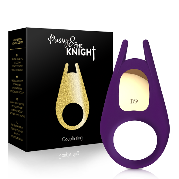 Эрекционное кольцо RS Soiree Pussy & The Knight, 11 см (фиолетовый)