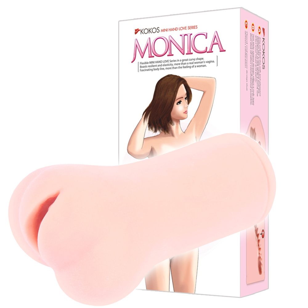 Kokos Monica - Masturbator, W kolorze cielistym, 14.5 cm