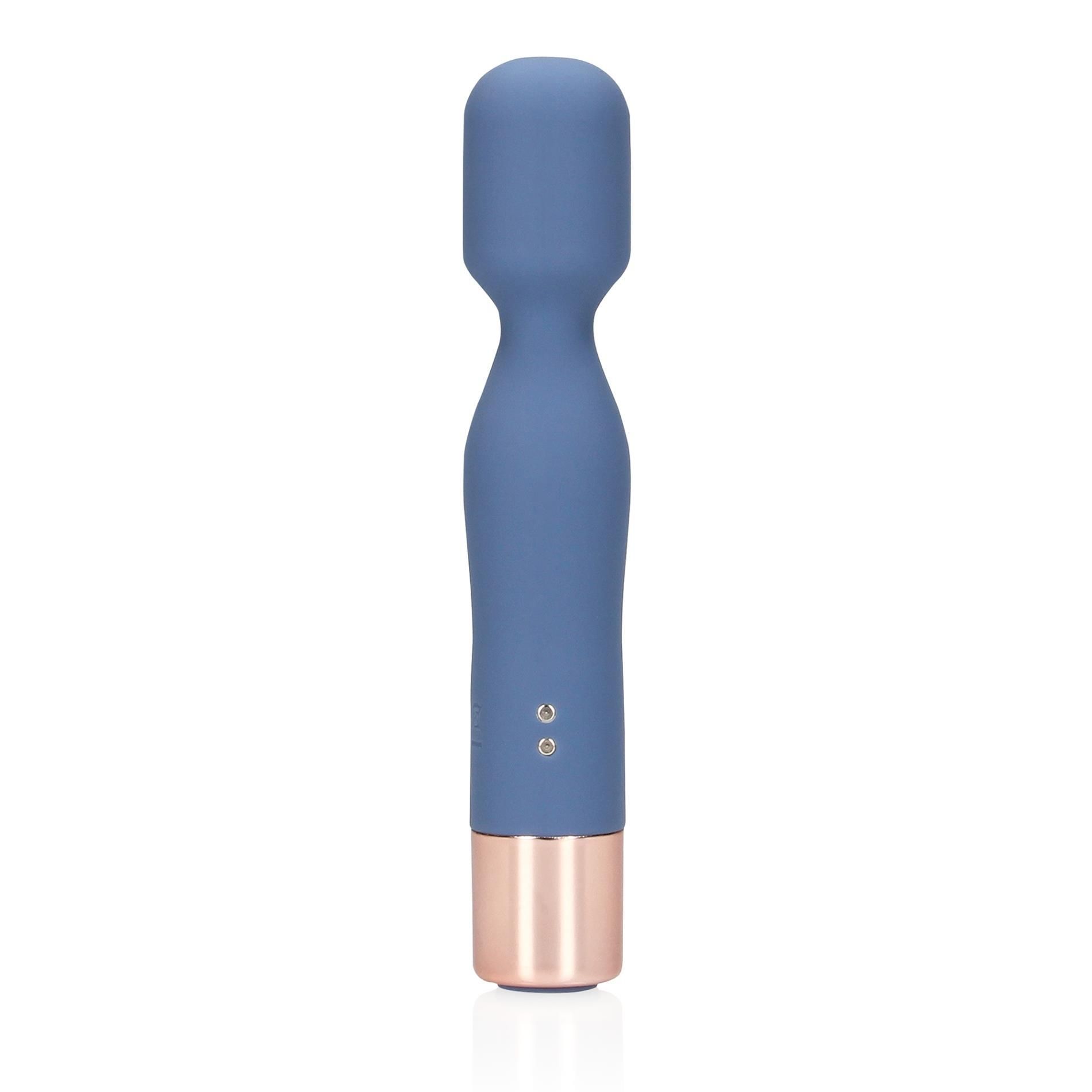 Вибратор Loveline Mini Wand, 14.3 см (синий)