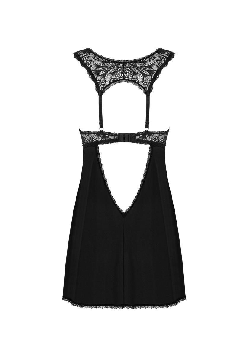 Комплект белья Obsessive Donna Dream, M/L (чёрный)