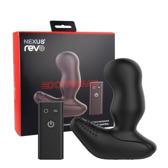 Стимулятор простаты Nexus Revo Extreme, 14 см (черный)