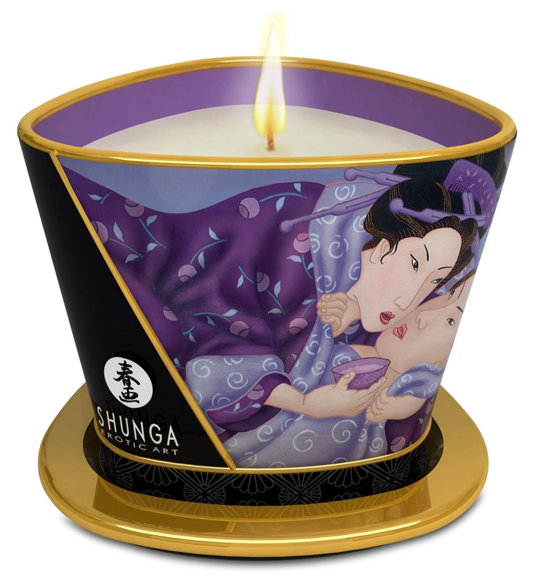 Świeca do masażu Shunga Massage Candle owoce egzotyczne,  170 ml
