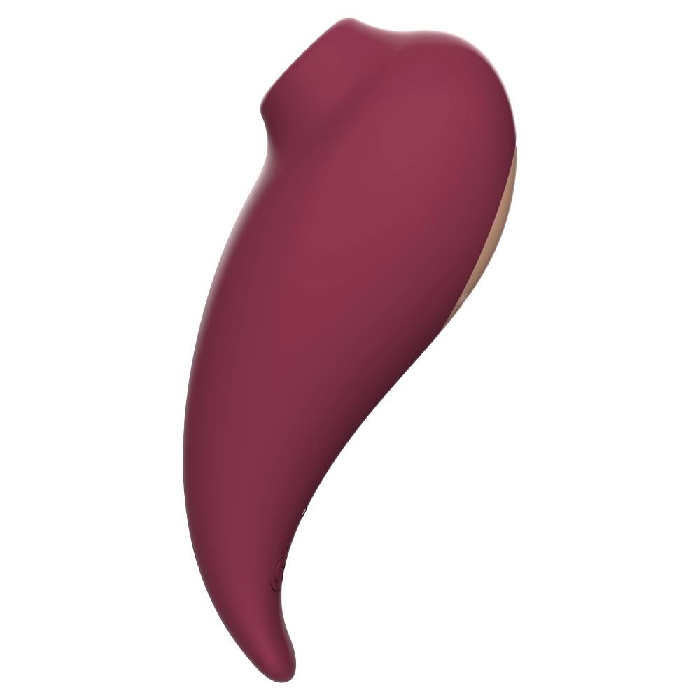 Adrien Lastic Inspiration Stimulator + Vibrating Egg - Wibrujące jajko, Bordоwy, 18 cm