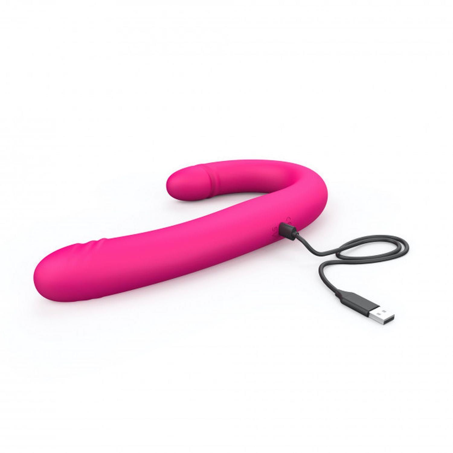 Вибратор Dorcel Orgasmic Double Do, 42 см (розовый)